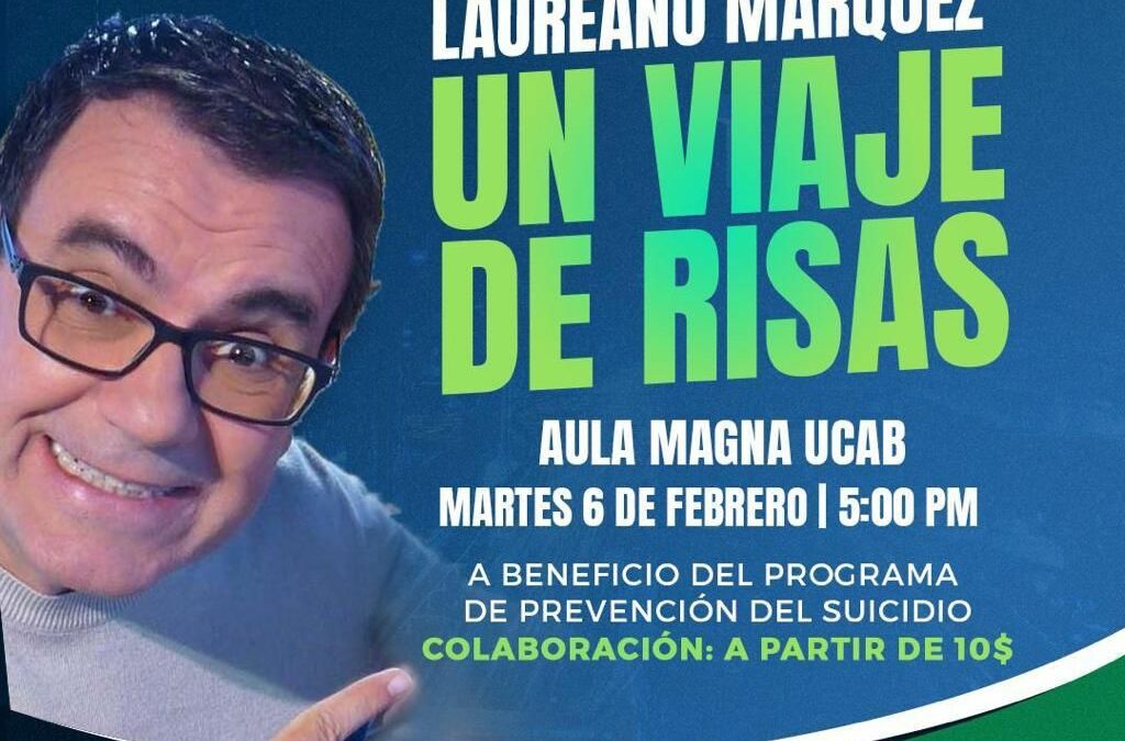 Laureano Márquez se une a la Campaña de la Escuela de Psicología de la UCAB para la prevención del suicidio en Venezuela